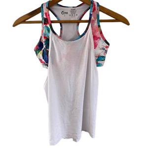 Zyia Floral Racerback Tank Top